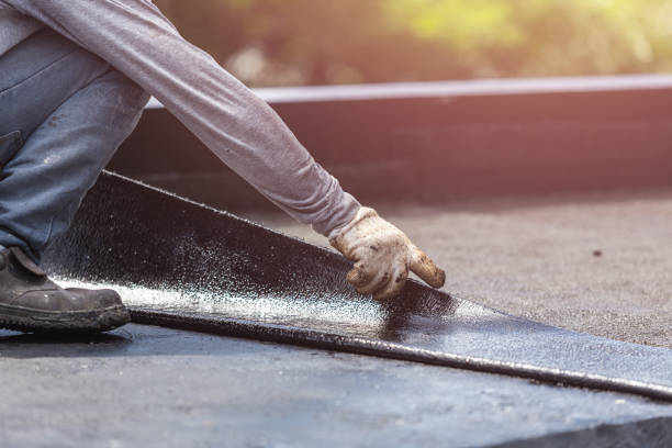Professional Emergency Waterproofing technician working in Smithville, NJ